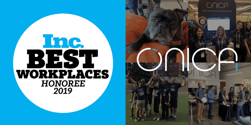 Onica on Inc. Magazines 2019 Best workplaces